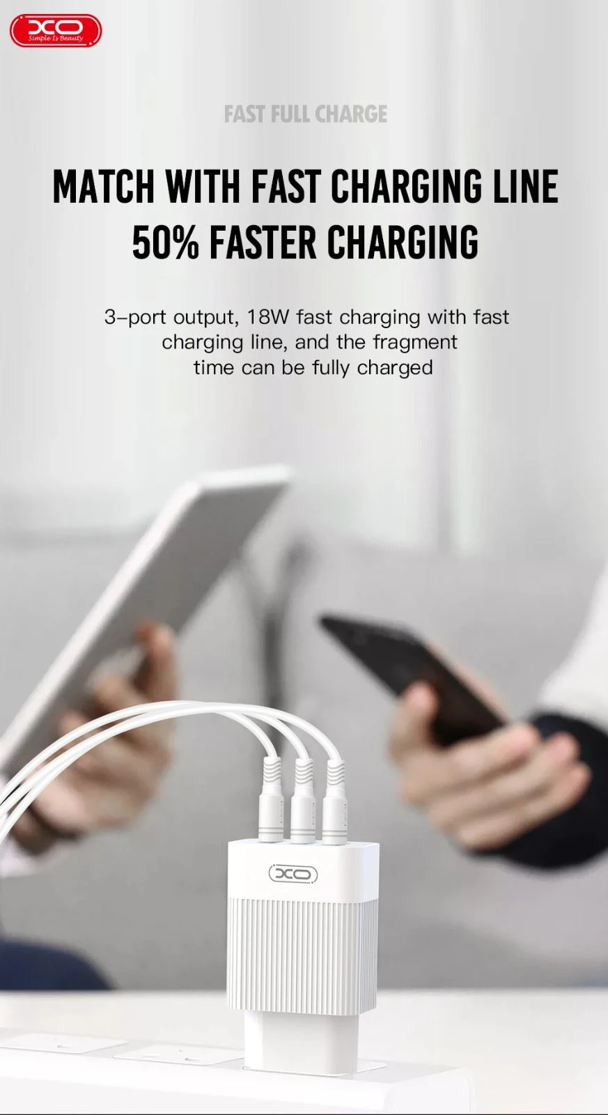 EU charger with micro cable